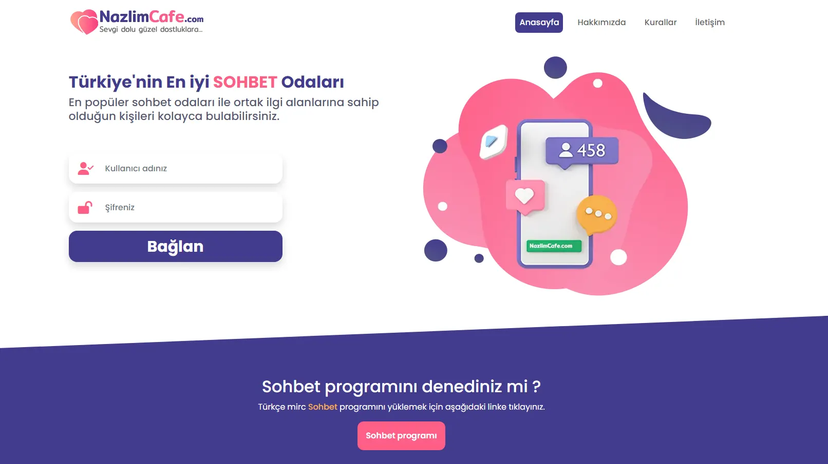 🟢 Nazlimcafe: Ücretsiz ve Güvenli Sohbetin Yeni Adresi